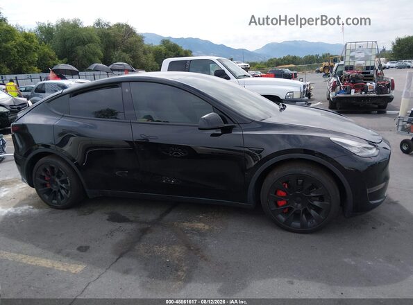 5YJYGDEEXMF302980 2021 TESLA MODEL Y Black Սալոնի հետևի տեսք