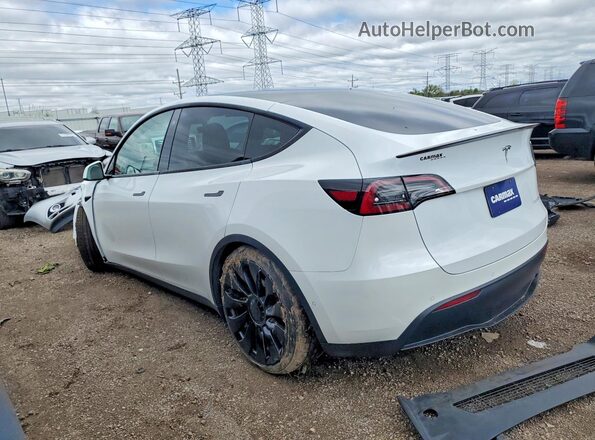 5YJYGDEF0MF239977 2021 TESLA MODEL White Trasero izquierdo