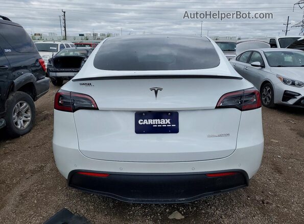 5YJYGDEF0MF239977 2021 TESLA MODEL White Vista trasera