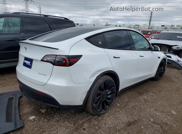 5YJYGDEF0MF239977 2021 TESLA MODEL White Trasero derecho