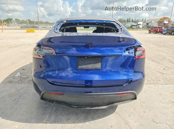 5YJYGDEF1LF000470 2020 TESLA MODEL Blue Rear interior view
