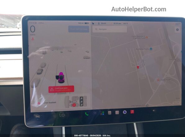 5YJYGDEF1LF002560 2020 TESLA MODEL Y Gray Rear seats view