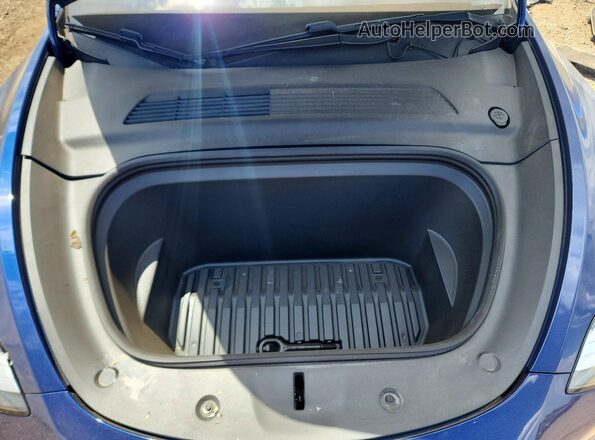 5YJYGDEF1LF049636 2020 TESLA MODEL Blue Вид задньої частини салону