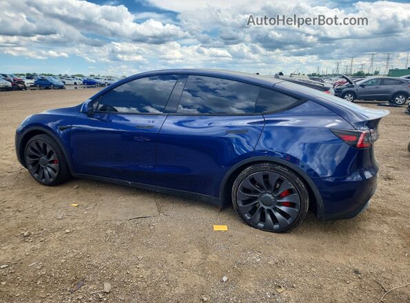 5YJYGDEF1LF049636 2020 TESLA MODEL Blue Задня ліва чверть