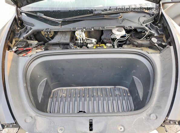 5YJYGDEF1MF305226 2021 TESLA MODEL Black Engine compartment view