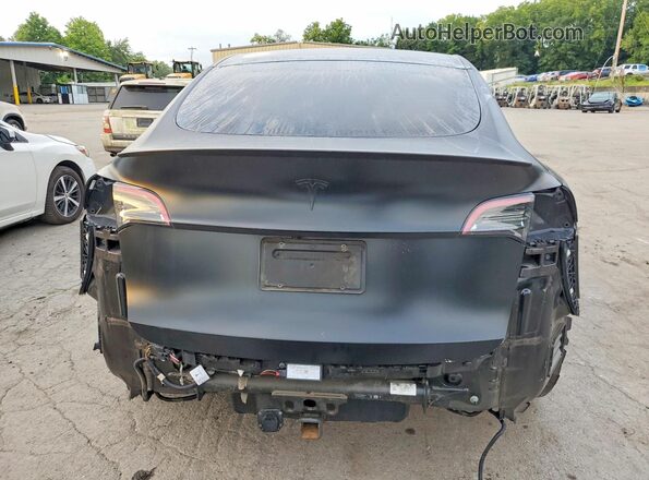 5YJYGDEF1MF305226 2021 TESLA MODEL Black Rear view