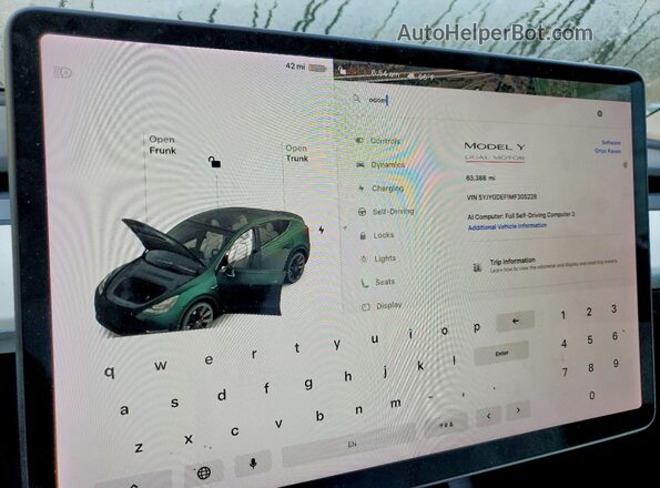 5YJYGDEF1MF305226 2021 TESLA MODEL Black Instrument cluster view