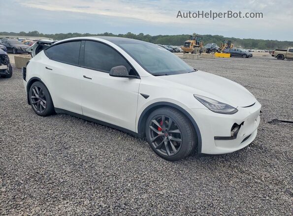5YJYGDEF2MF079018 2021 TESLA MODEL White Delantero derecho