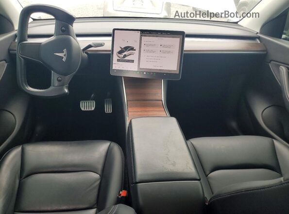5YJYGDEF2MF079018 2021 TESLA MODEL White Vista del salpicadero