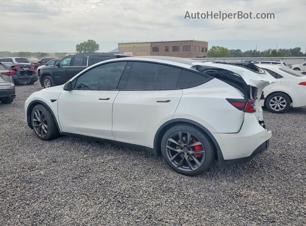 5YJYGDEF2MF079018 2021 TESLA MODEL White Trasero izquierdo