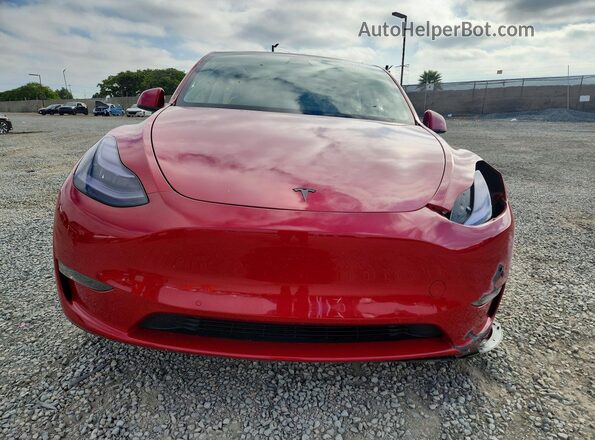 5YJYGDEF4LF002228 2020 TESLA MODEL Red წინა ხედი