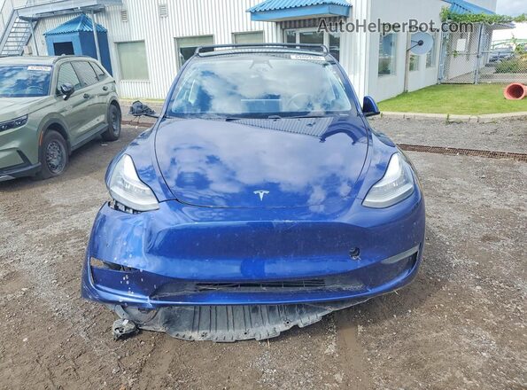 5YJYGDEF4MF089324 2021 TESLA MODEL Blue Vista frontal