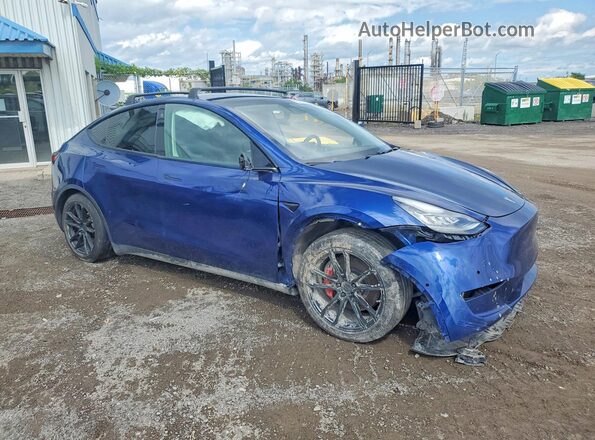 5YJYGDEF4MF089324 2021 TESLA MODEL Blue Delantero derecho