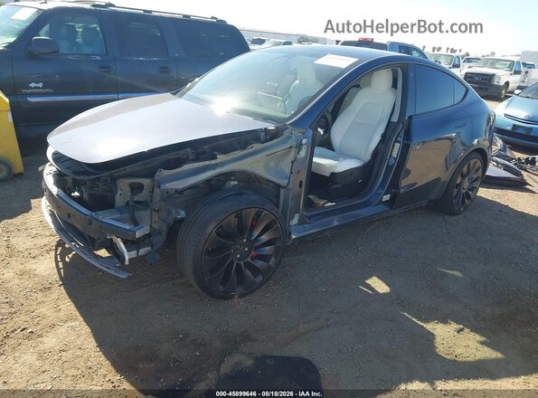 5YJYGDEF7MF092007 2021 TESLA MODEL Y Gray Передня ліва чверть