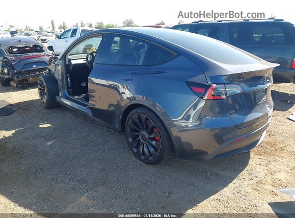 5YJYGDEF7MF092007 2021 TESLA MODEL Y Gray Задня ліва чверть