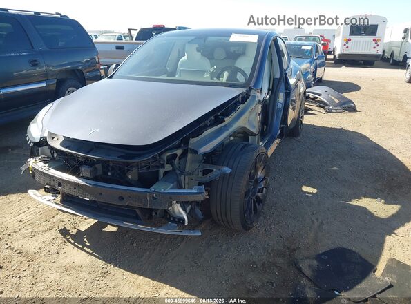 5YJYGDEF7MF092007 2021 TESLA MODEL Y Gray Вид спереду