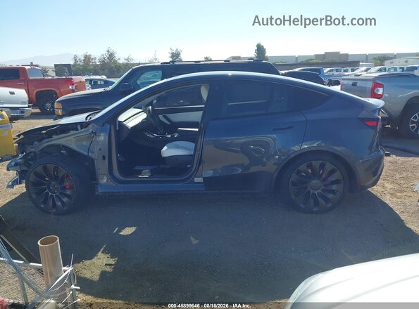 5YJYGDEF7MF092007 2021 TESLA MODEL Y Gray Панорамний вид салону 360°