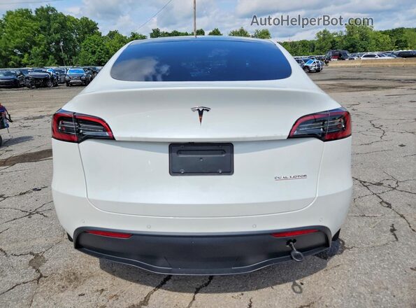 5YJYGDEF7MF252712 2021 TESLA MODEL White Rear view