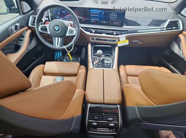 5YM13ET0XT9250342 2026 BMW X5 Blue Dashboard view