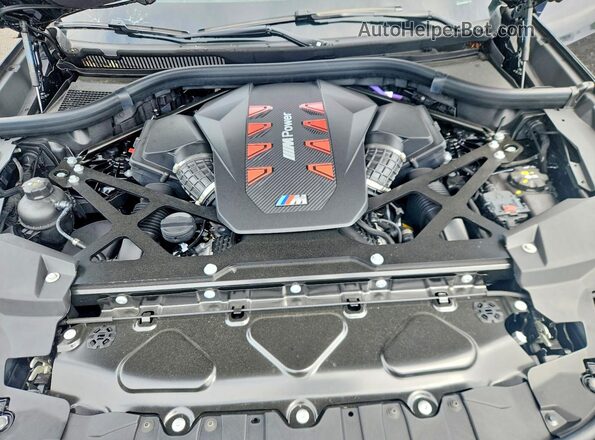 5YM13ET0XT9250342 2026 BMW X5 Blue Engine compartment view
