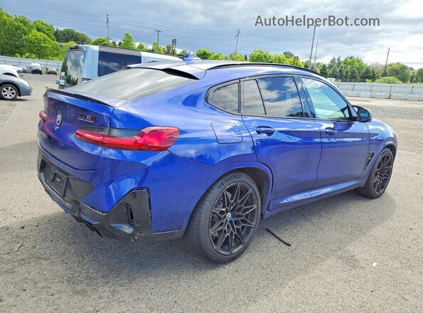 5YM23EC00N9N37115 2022 BMW X4 Blue Rear right