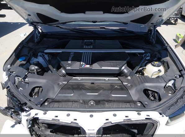 5YM23EC05P9P68840 2023 BMW X4 White Widok z tyłu