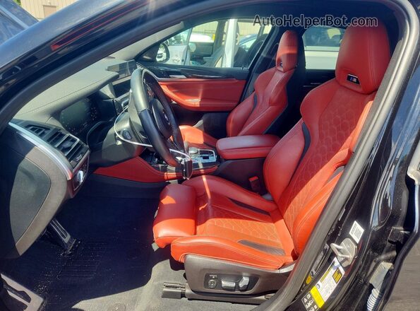 5YM23EC07P9R43752 2023 BMW X4 Black Widok wnętrza z przodu