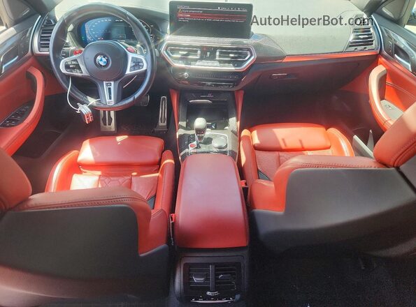 5YM23EC07P9R43752 2023 BMW X4 Black Widok deski rozdzielczej