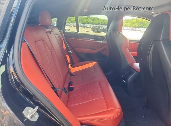 5YM23EC07P9R43752 2023 BMW X4 Black Widok wnętrza z tyłu