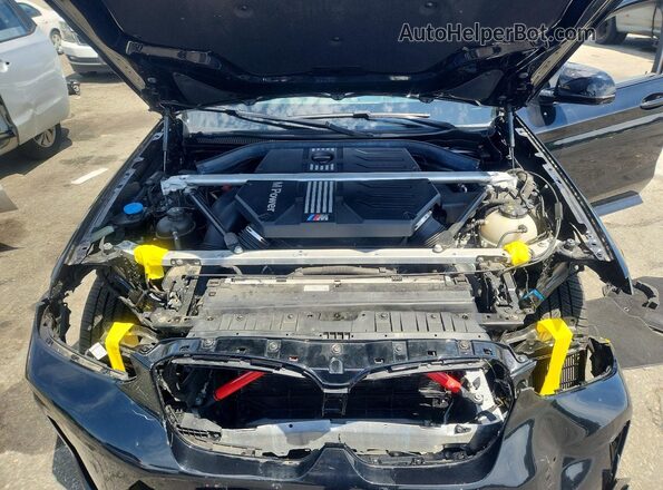 5YM23EC07P9R43752 2023 BMW X4 Black Widok komory silnika