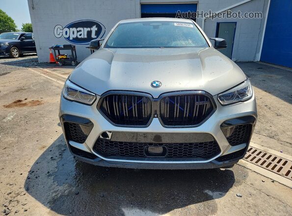 5YMCY0C01M9E19441 2021 BMW X6 Gray Вид спереду