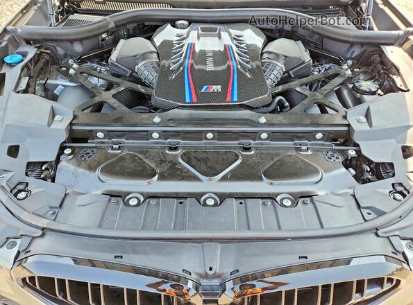 5YMCY0C01M9E19441 2021 BMW X6 Gray Вид підкапотного простору