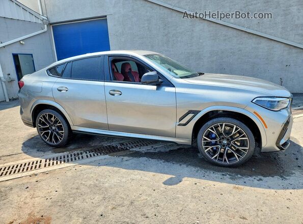 5YMCY0C01M9E19441 2021 BMW X6 Gray Передня права чверть