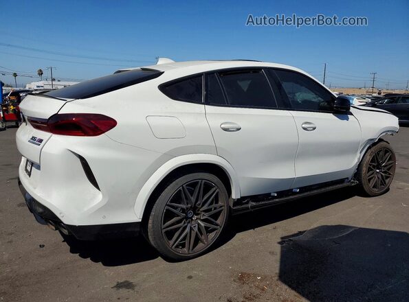 5YMCY0C05P9R41992 2023 BMW X6 White Задня права чверть
