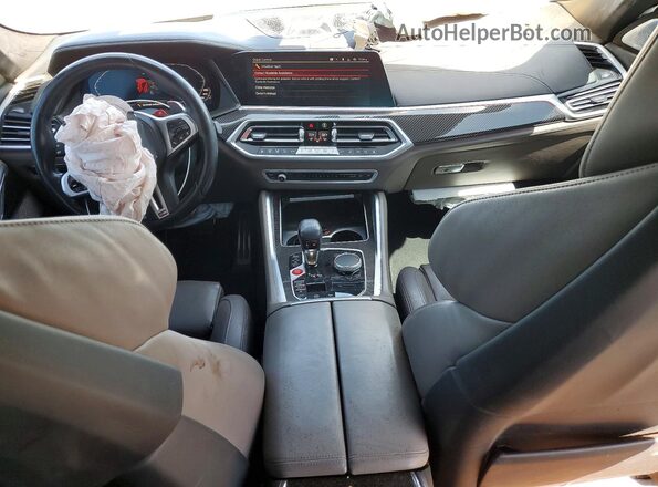 5YMCY0C05P9R41992 2023 BMW X6 White Вид панелі приладів