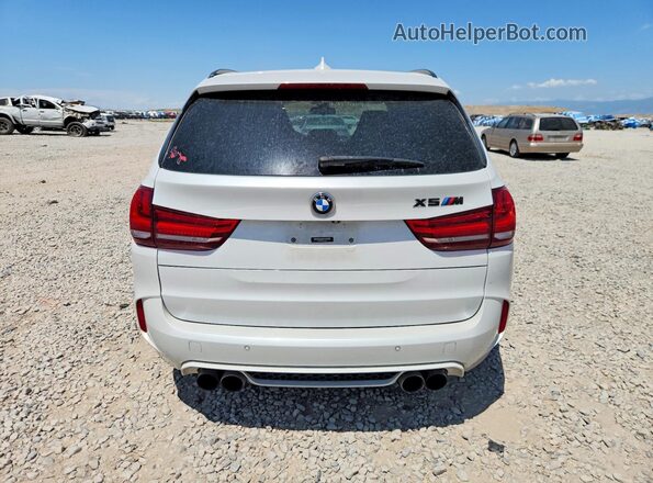 5YMKT6C55H0U39031 2017 BMW X5 White Rear view