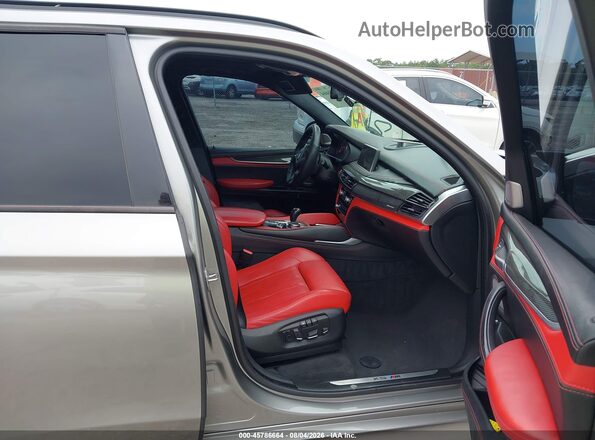 5YMKT6C59G0R79142 2016 BMW X5 Silver Vista interior delantera