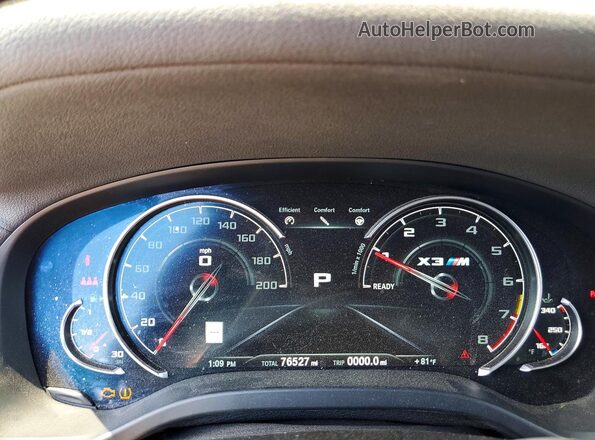 5YMTS0C03L9B17410 2020 BMW X3 Gray Widok zestawu wskaźników