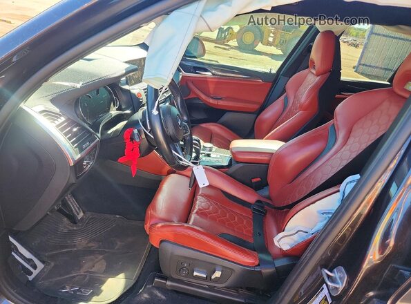 5YMTS0C03LLA57633 2020 BMW X3 Black Widok wnętrza z przodu