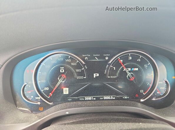 5YMTS0C03LLT09829 2020 BMW X3 Silver ხელსაწყოთა პანელის ხედი