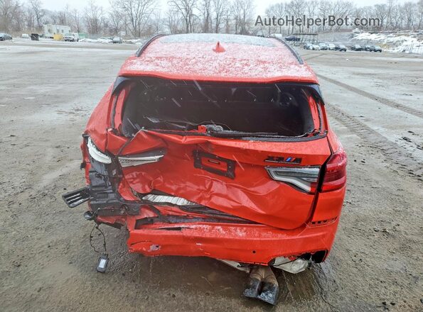5YMTS0C07LLA58008 2020 BMW X3 Красный Вид задней части салона