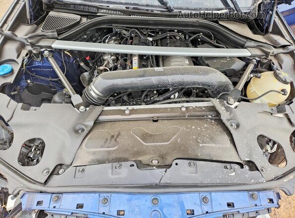 5YMTS0C07M9F20694 2021 BMW X3 Blue Widok wnętrza z tyłu