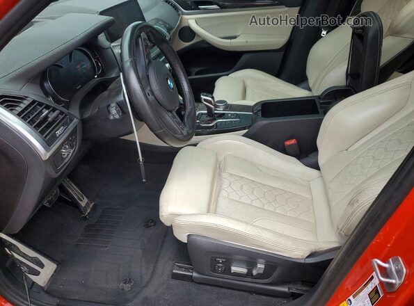 5YMTS0C09LLT09835 2020 BMW X3 Red Սալոնի դիմացի տեսք