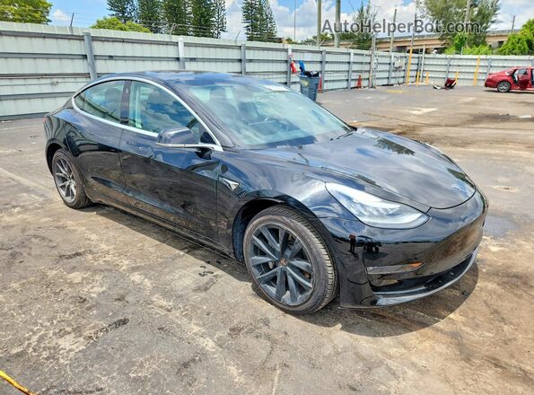 5YJ3E1EA6KF398213 2019 TESLA MODEL Black Vista frontal