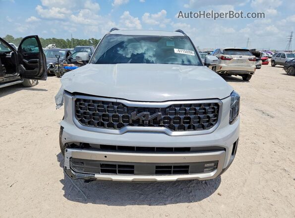 5XYP5DGC7PG369451 2023 KIA TELLURIDE Gray Vista trasera