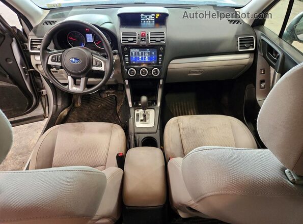 JF2SJAEC2JH527959 2018 SUBARU FORESTER Silver Սարքավորումների վահանակի տեսք