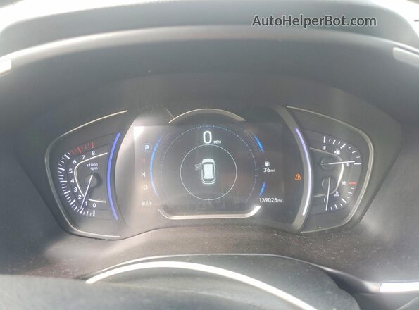 5NMS3CAD3KH136077 2019 HYUNDAI SANTA Black უკანა სავარძლების ხედი