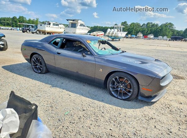 2C3CDZFJ4MH665088 2021 DODGE CHALLENGER Gray Front view