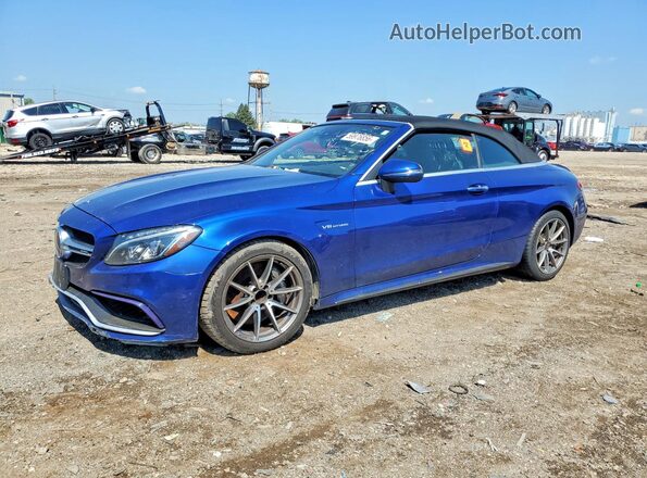 WDDWK8GB9JF704146 2018 MERCEDES-BENZ C-CLASS Blue Rear left