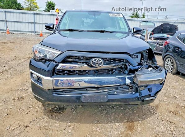 JTEBU5JR3K5685877 2019 TOYOTA 4RUNNER Black Rear view